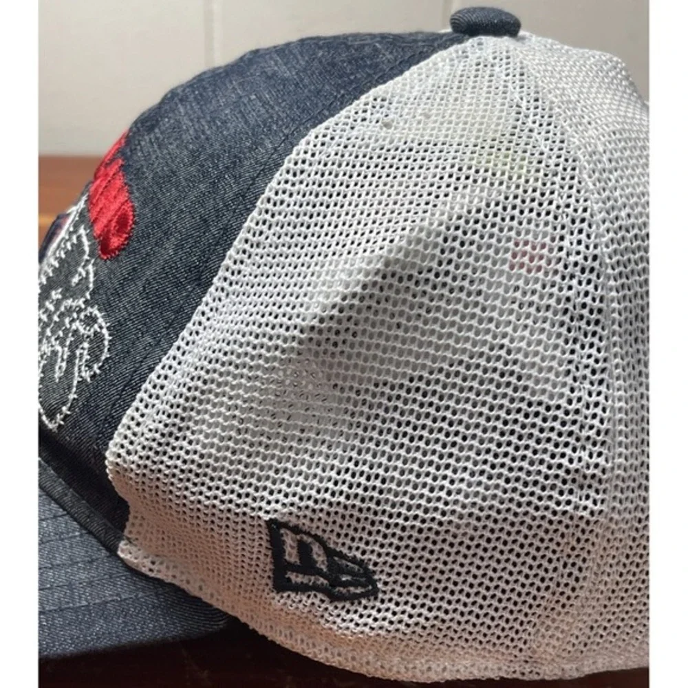 New Era 9twenty Cleveland Indians Hook Loop Hat‎ Cap Adjustable Strap YOUTH